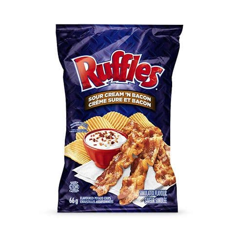 Ruffles Sour Cream & Bacon 66g