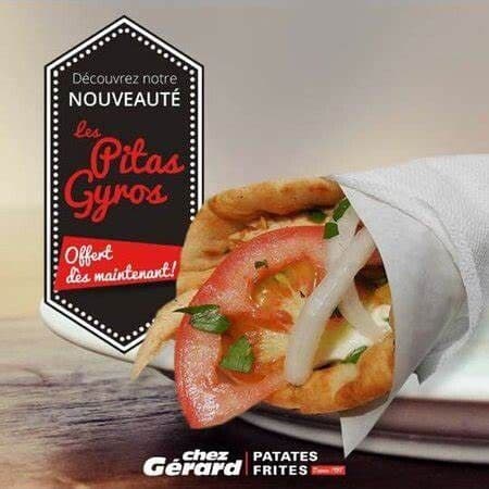 Gyros pita de bœuf / Beef Gyros Pita