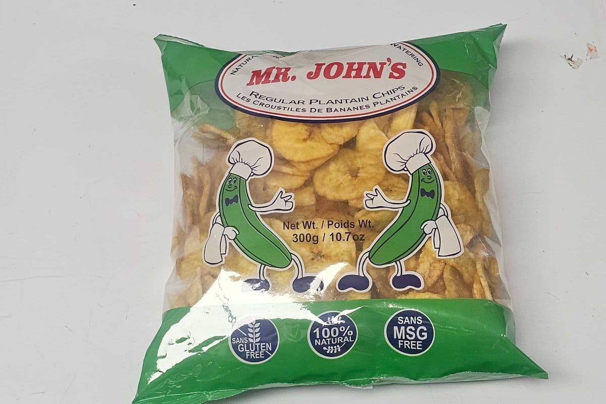 Mr. John's Regular Plantain Chips (300 g)