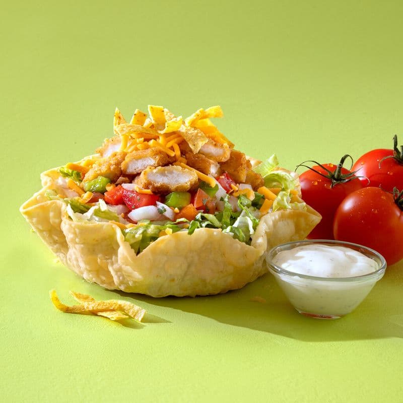 Crispy Chicken Taco Salad