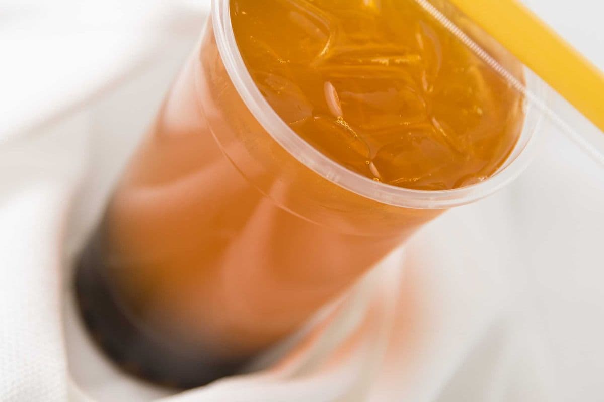 Bubble Lychee Green Tea With Coconut Jelly (NS1)