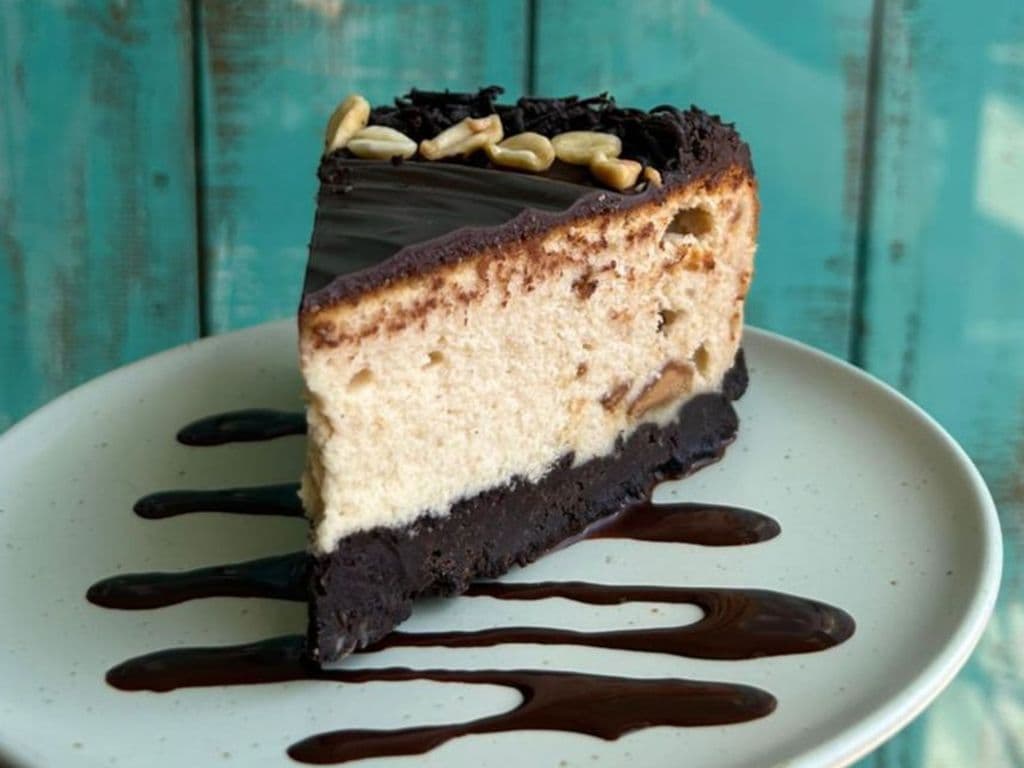 NEW! Peanut Butter Brownie Cheesecake