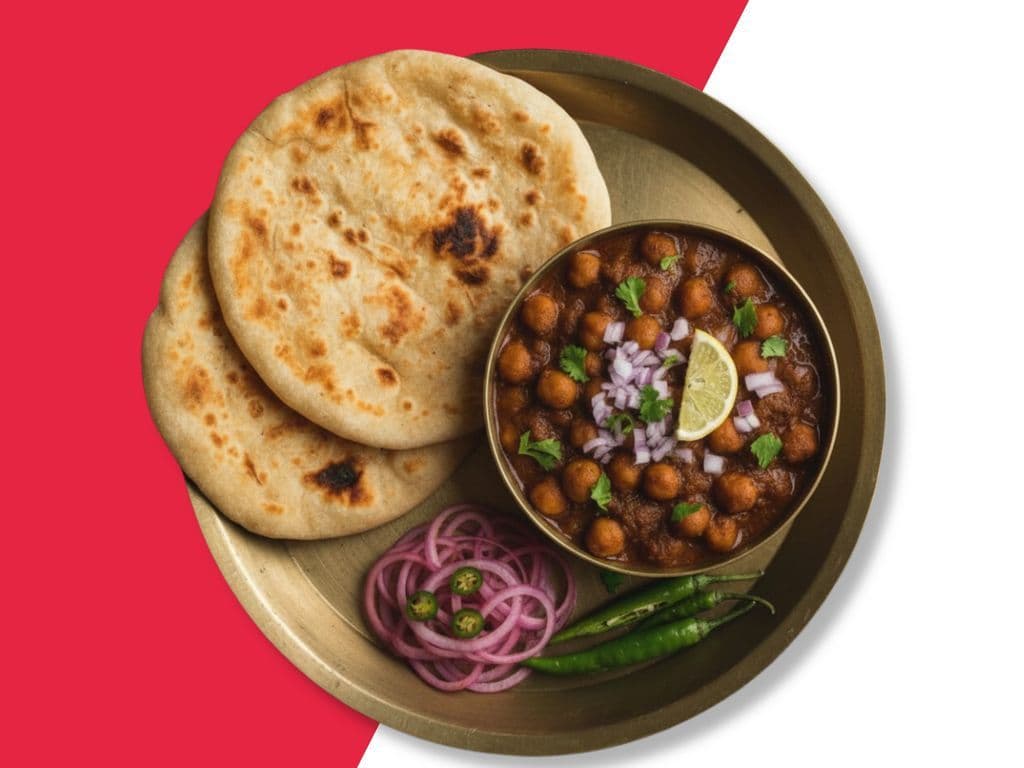 Chole Kulche (2 Pcs Kulcha)