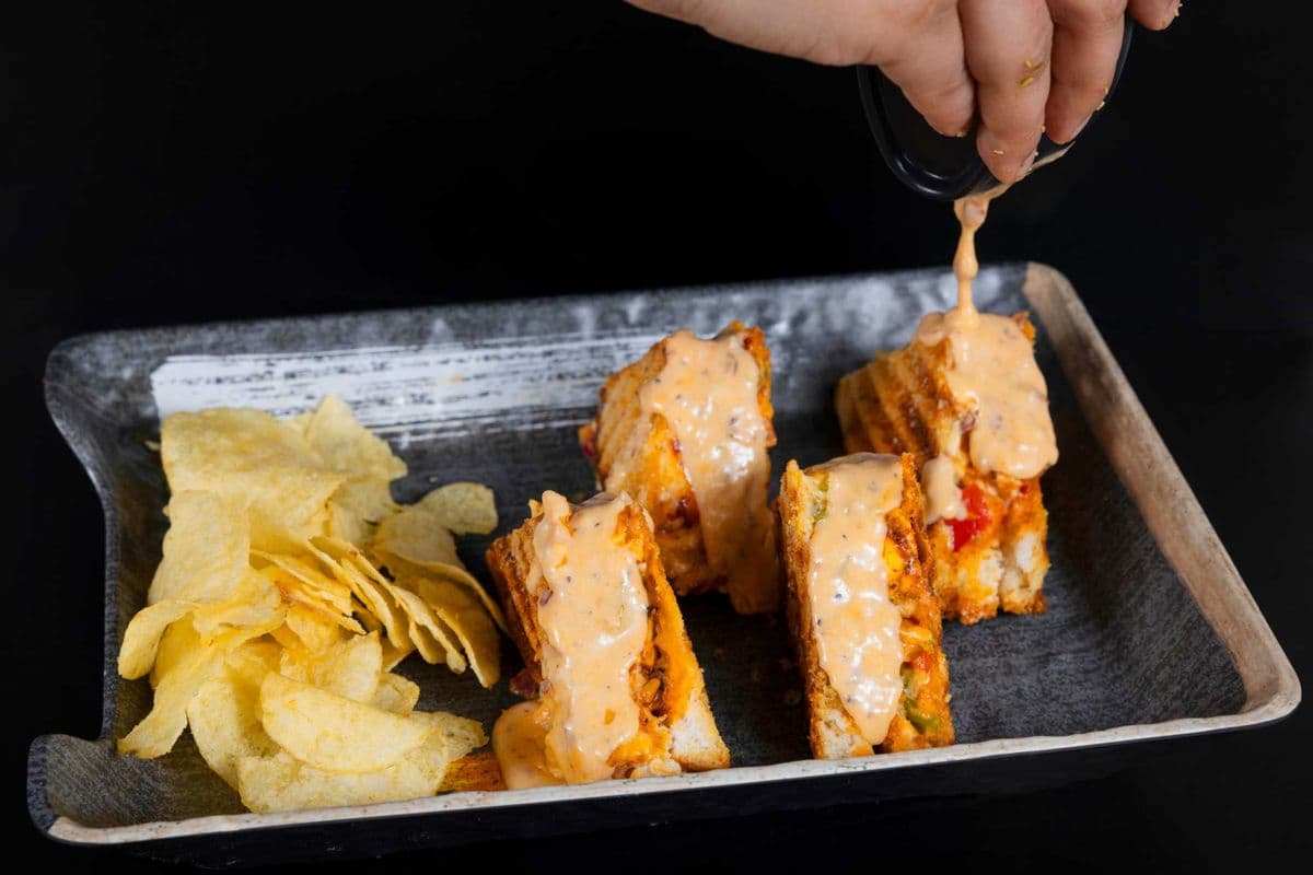 Schezwan Volcano Sandwich