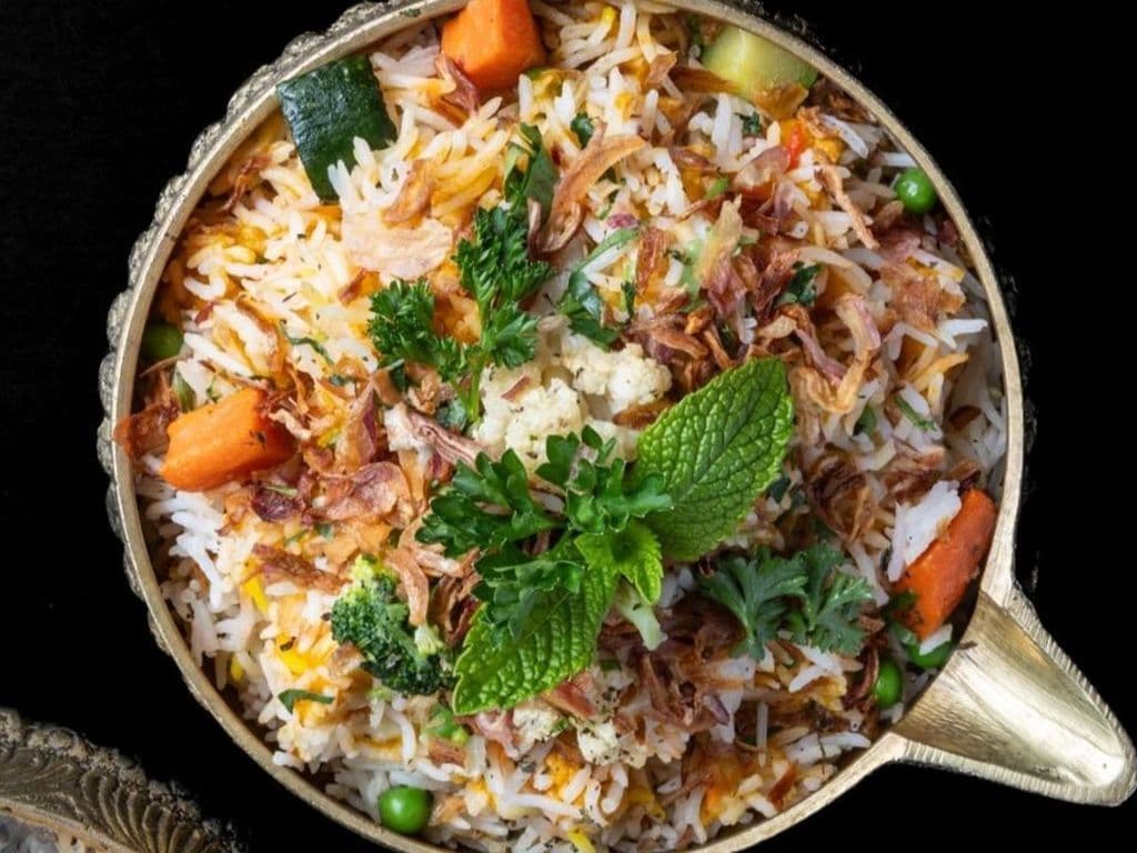 Vegetable Tawa Biryani (DF, GF, V)