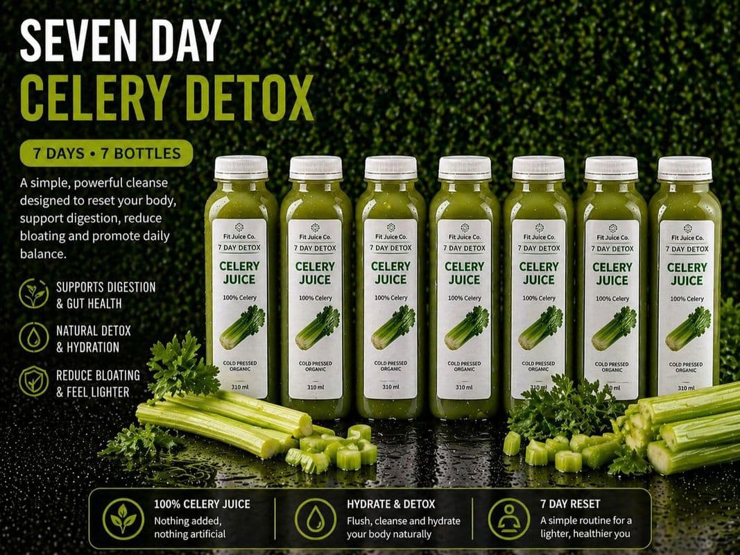 7 Day Celery Detox (7 Celery Juices)