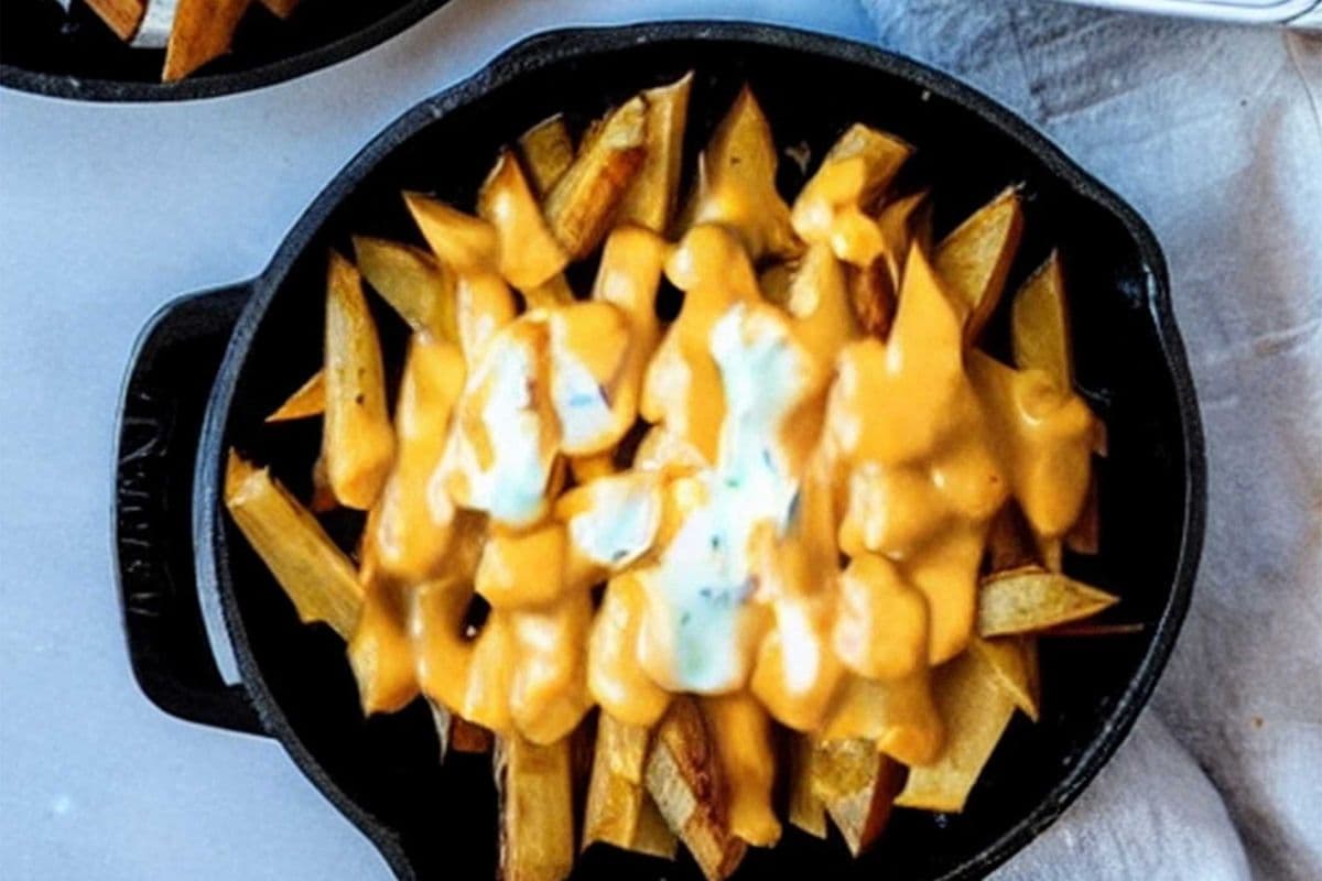Classic Poutine with Cheddar Cheese