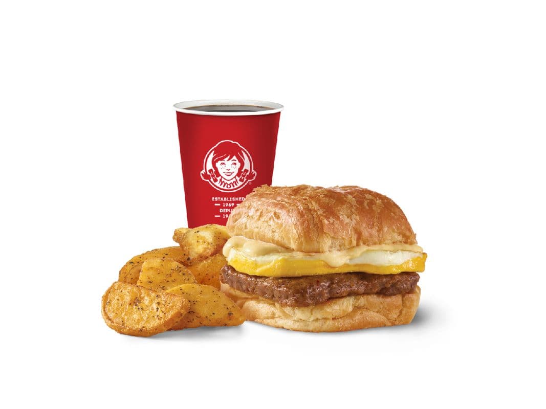 Sausage, Egg & Swiss Croissant Combo - Small