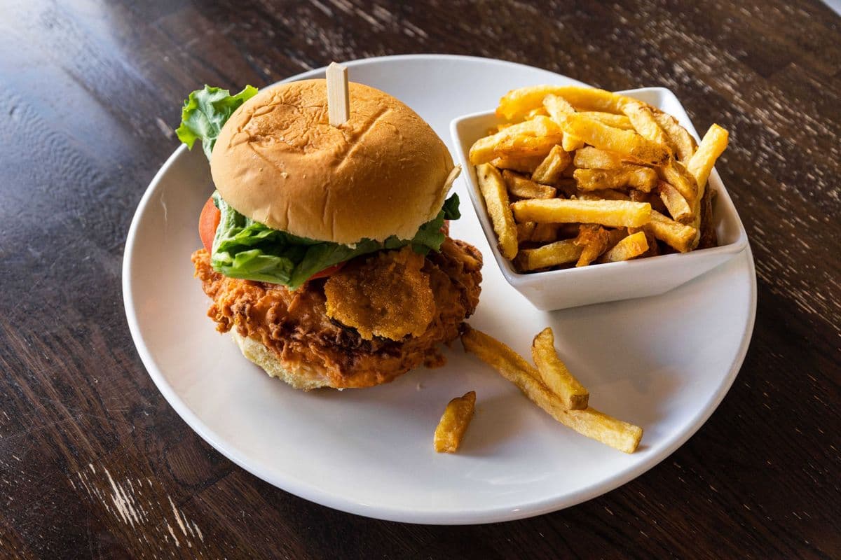 Top Shelf Crispy Chicken sandwich