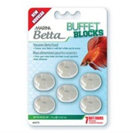 Marina Betta Buffet Blocks 7 Day Vacation Food 0.42 oz