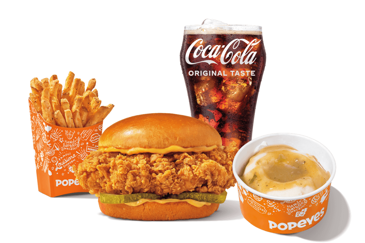 Ghost Pepper Chicken Sandwich Large Combo