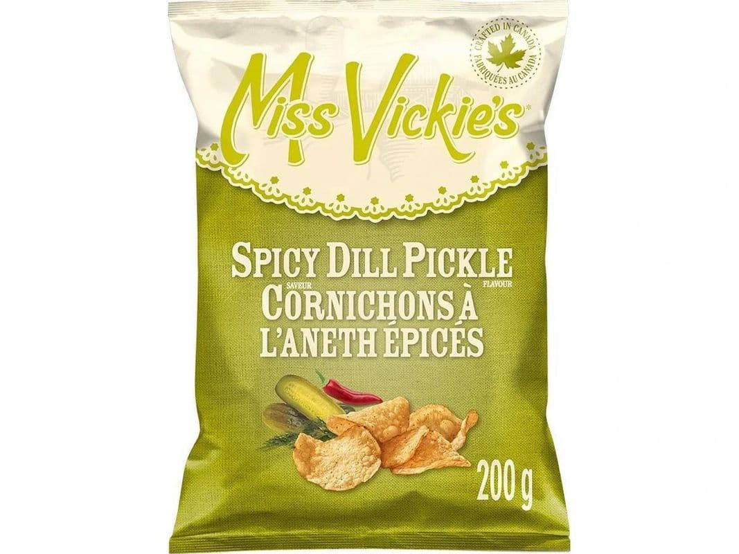 Miss Vickie's Spicy Dill Pickle Kettle Cooked Potato Chips