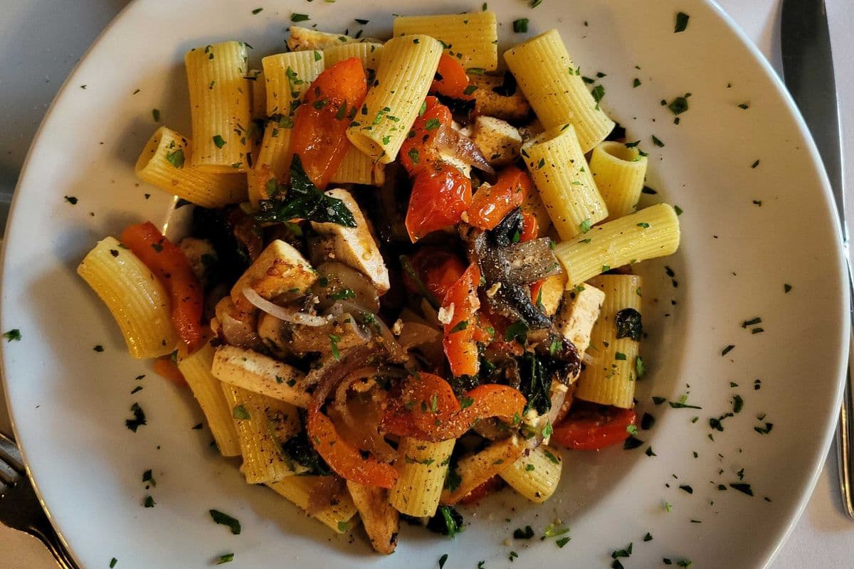 Rigatoni Primavera Pasta
