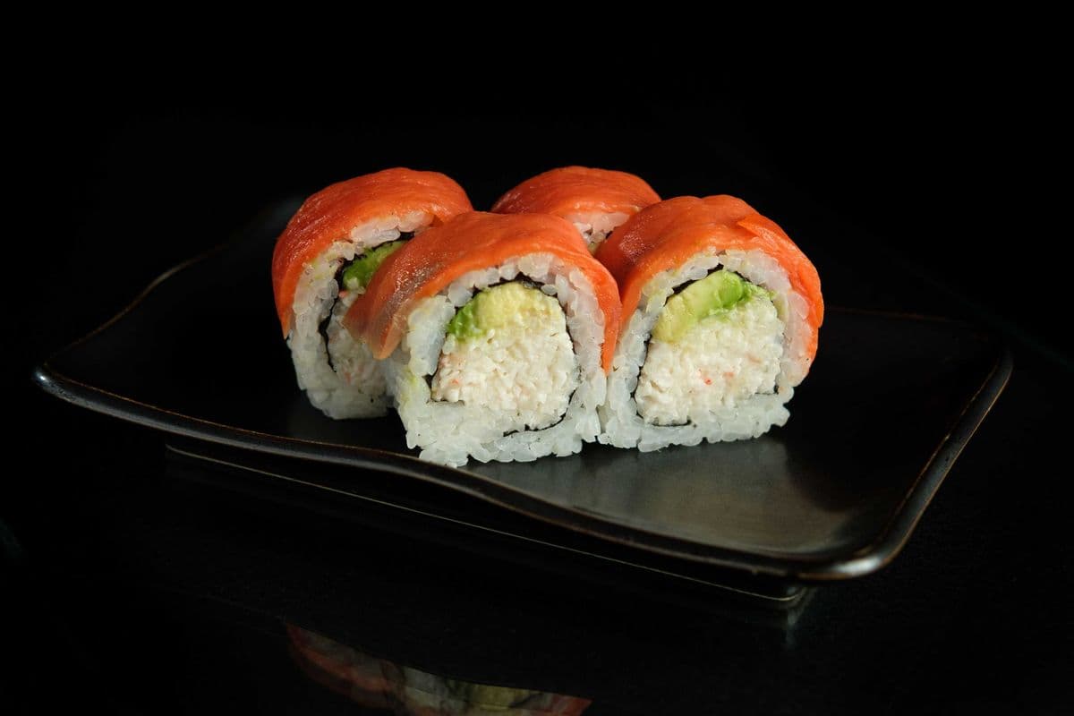 Smoked Salmon California Roll