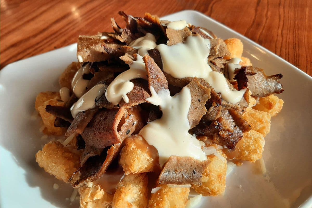 Tater Tots Beef Poutine