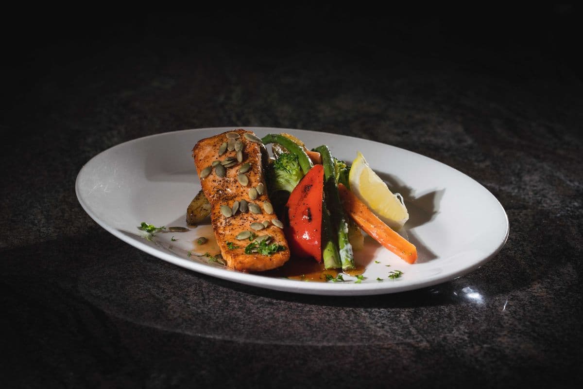 Maple Seared Fresh Atlantic Salmon Filet