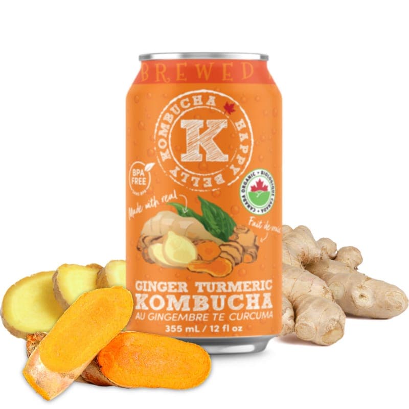 Happy Belly Kombucha | Ginger Turmeric