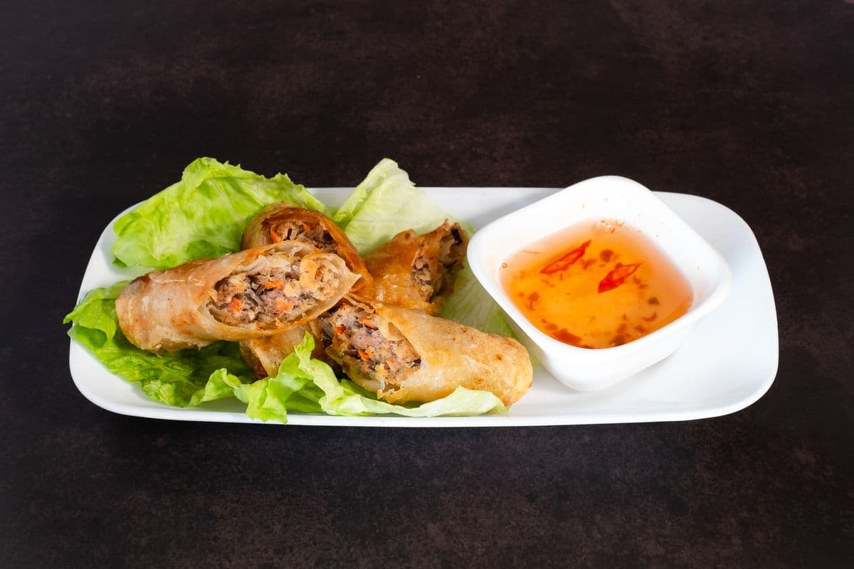 A6. Lotus Special Fried Rolls - Cha Gio Dac Biet (2 pcs)