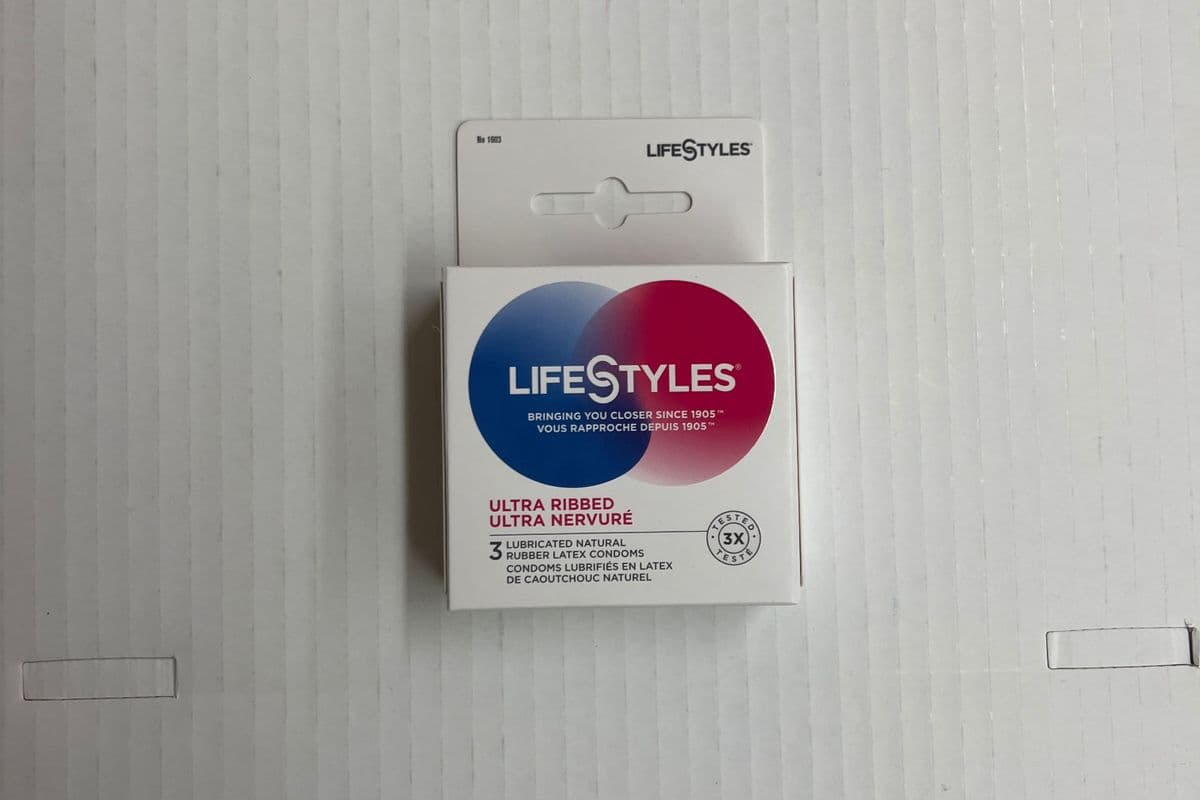Condom Life style ultra ribbed