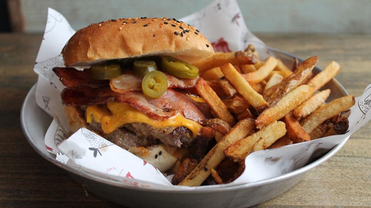 Jalapeno Bacon Smash Burger
