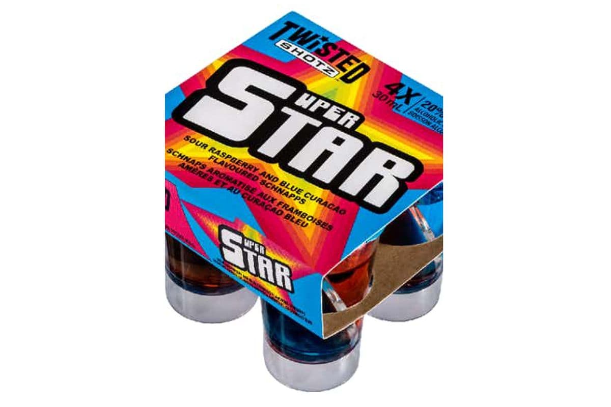 Twisted Shotz Weper Star (4 x 30 ml)