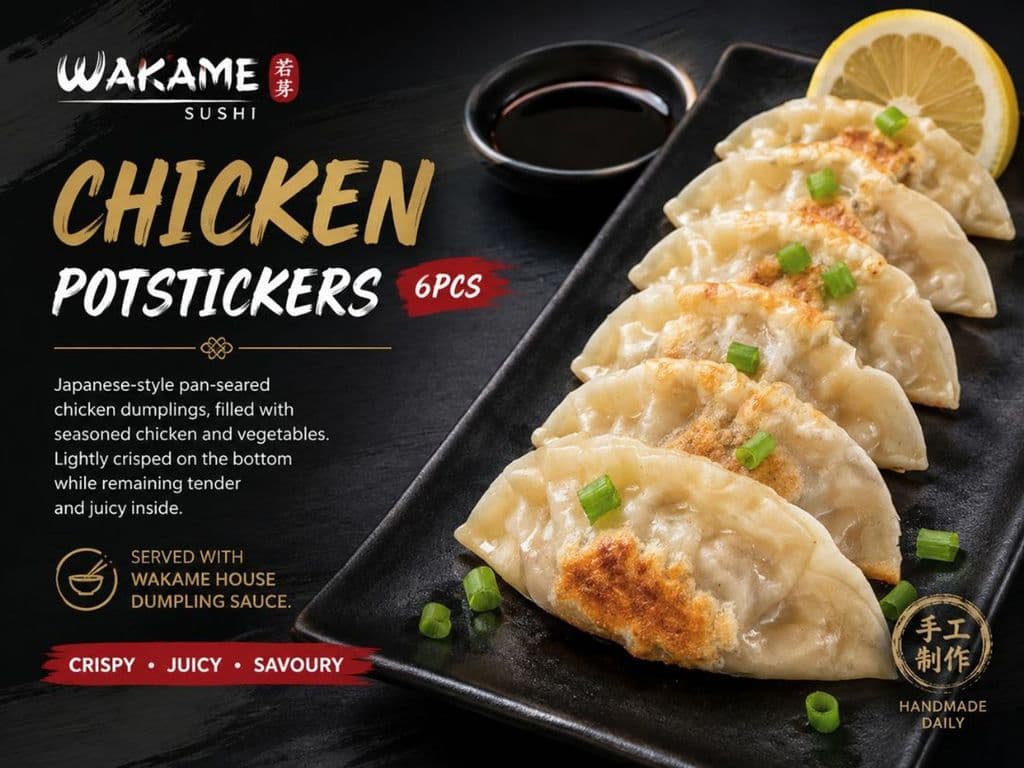 Chicken Potstickers ( 6pcs )