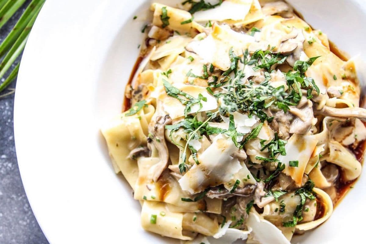 Wild Mushroom Pappardelle Pasta