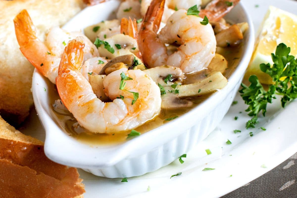 Garlic Black Tiger Prawns