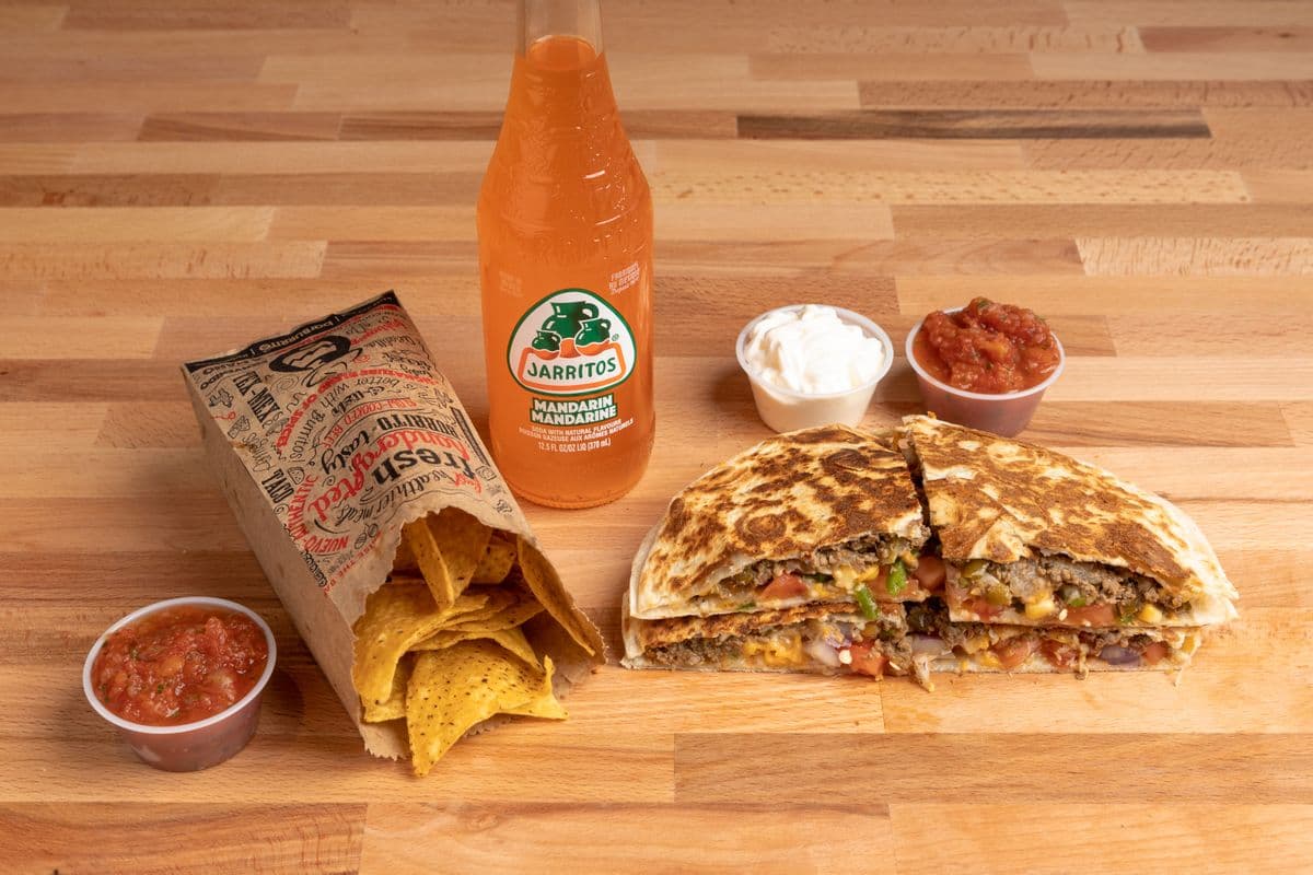 Ground Beef Quesadilla Combo