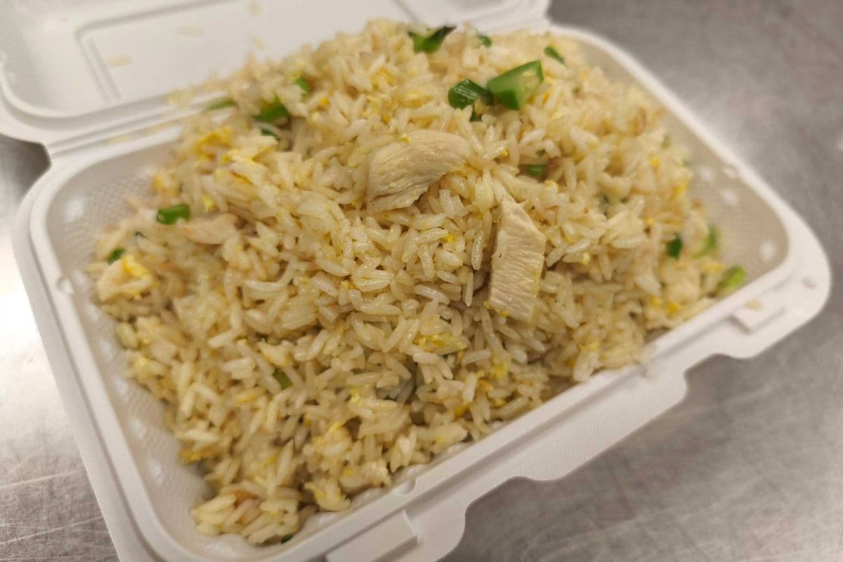 112. Diced Chicken with Salted Fish Fried Rice