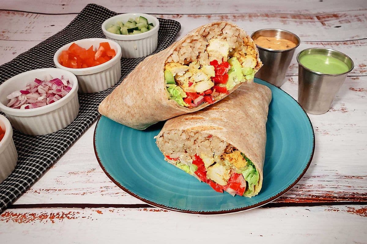 Spicy Lemon Chicken Breast Wrap