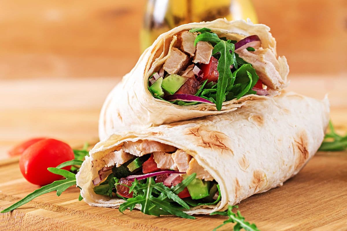 12" Large Buffalo Chicken Wrap