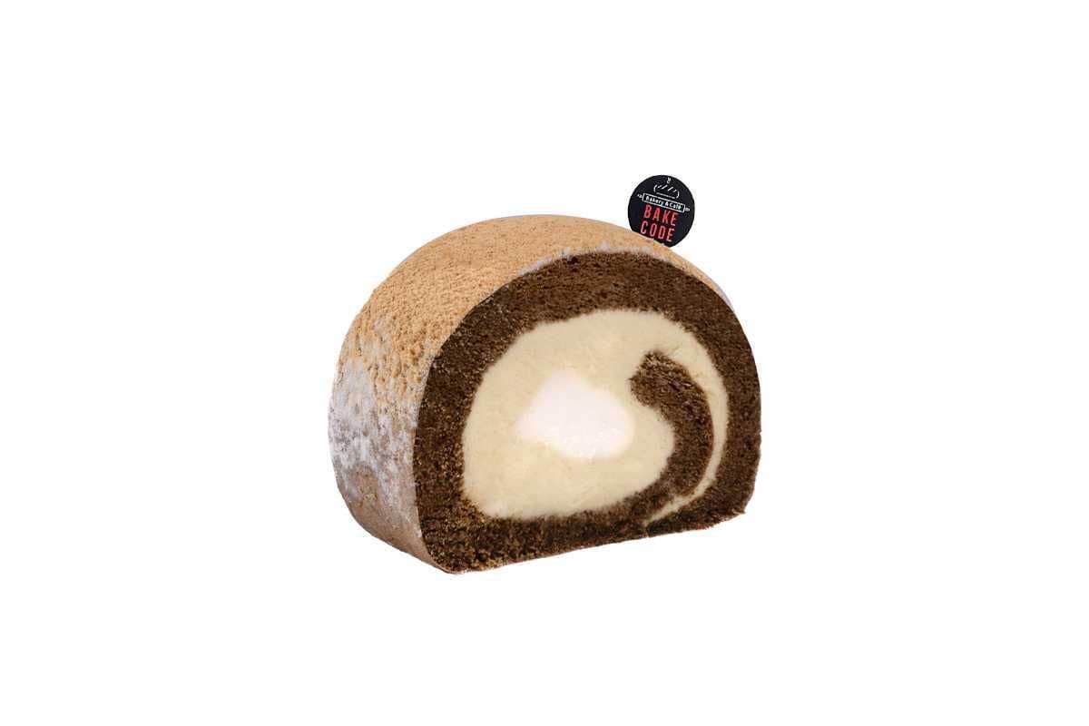 Kinako Hojicha Mochi Swiss Roll