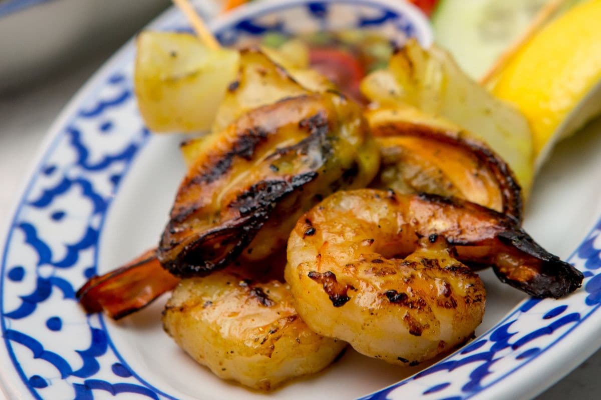 Grilled Seafood Satay (Yang Talay)