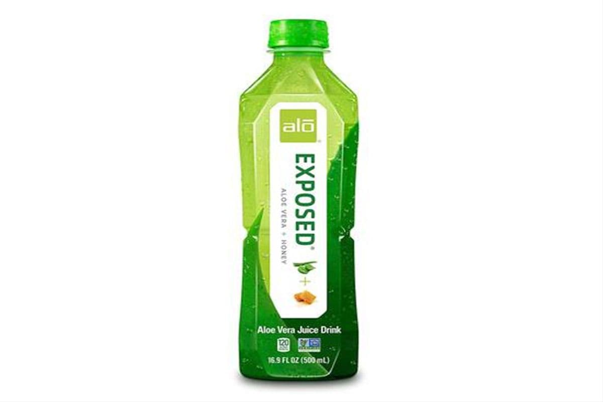 ALO Exposed Aloe Vera Juice Drink, Aloe Vera, and Honey (500 ml)