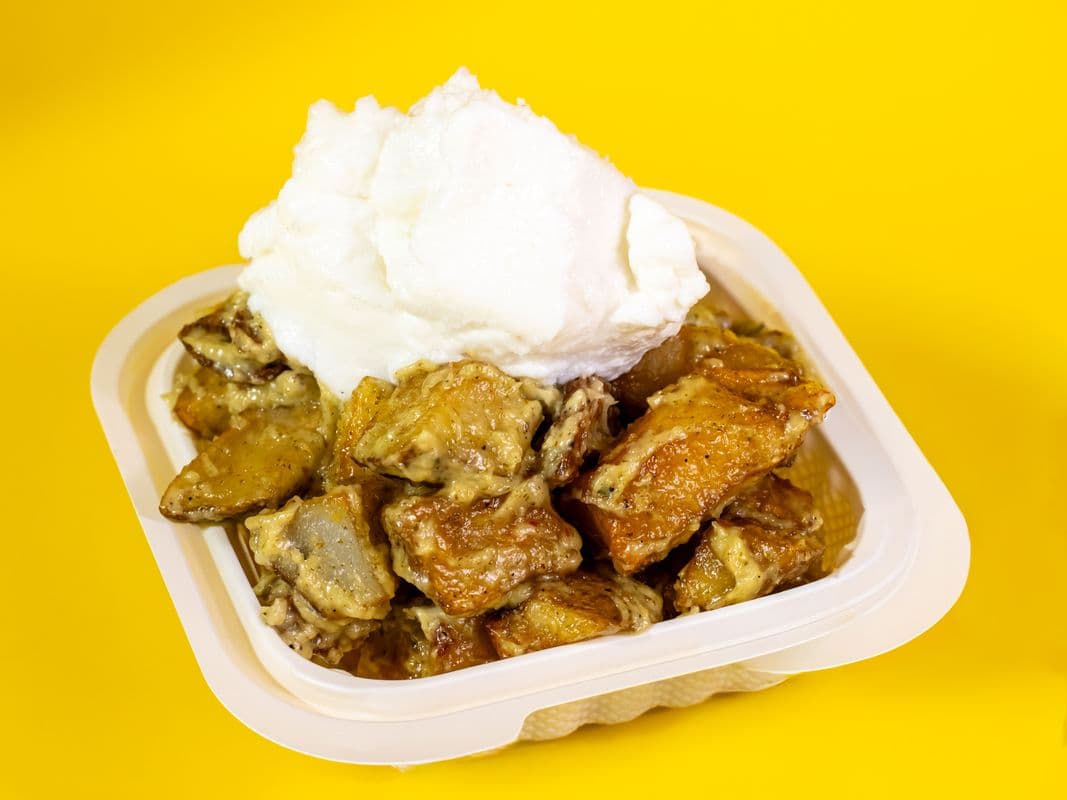 Small Garlic Potatoes