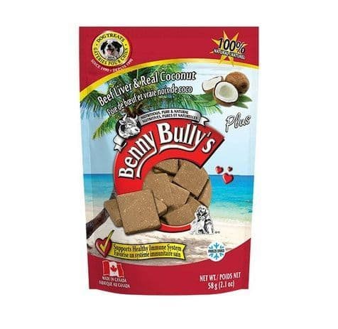 Benny Bullys Pure Liver Plus Real Coconut 58 g