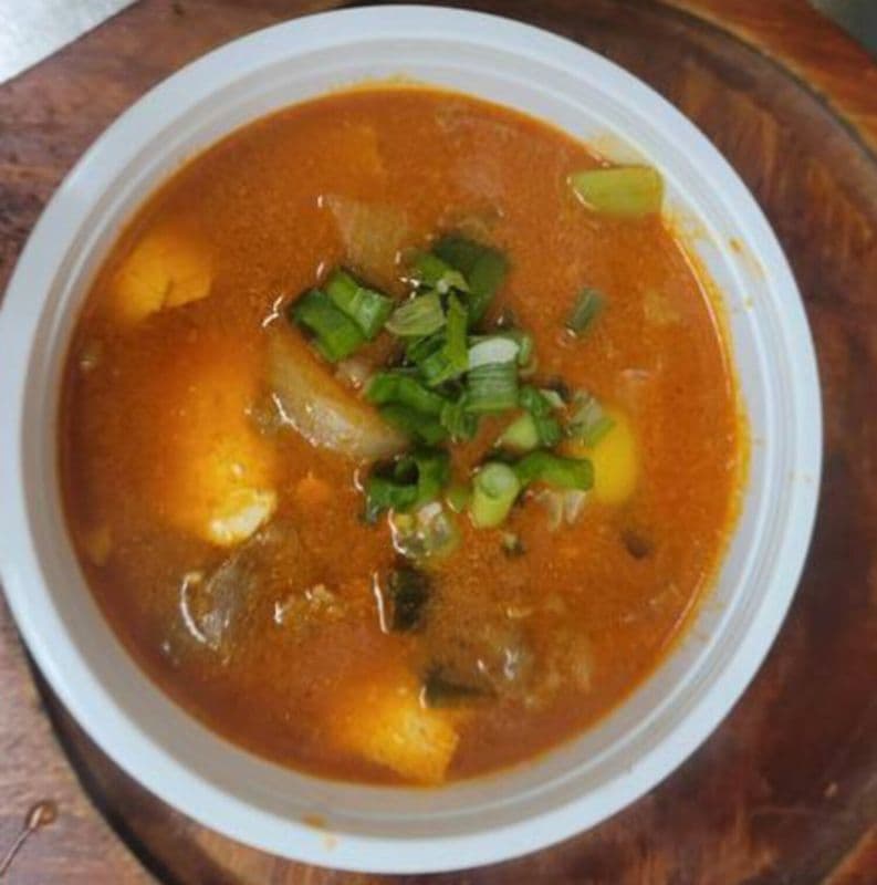 Soft tofu stew (순두부찌개)