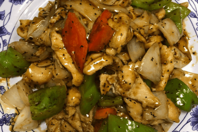 46. Chicken in Black Pepper Sauce