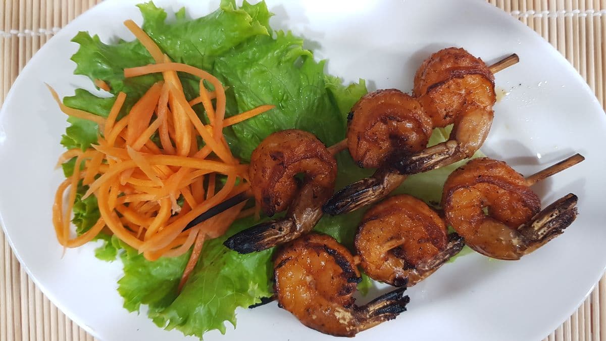 106. Skewered Shrimp (6 pcs)