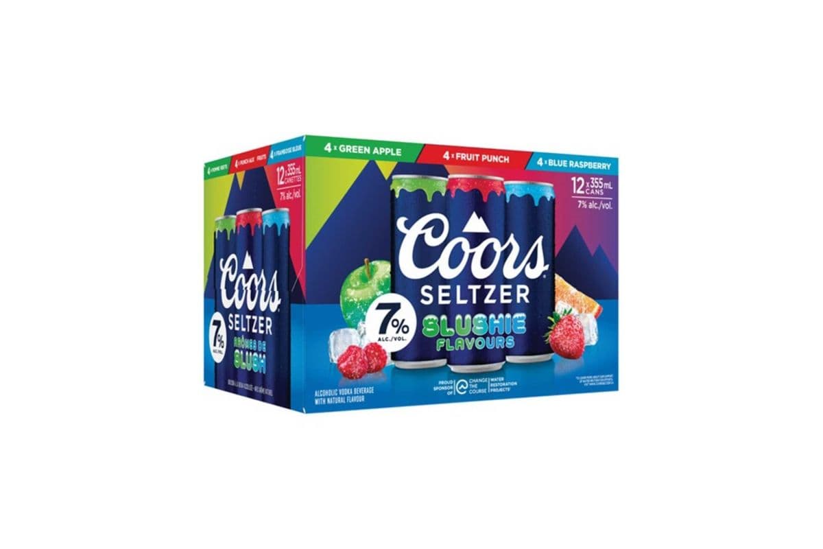 Coors Seltzer 7% Slushie Mixer Pack (12 Cans) (1 x 12x355ML)