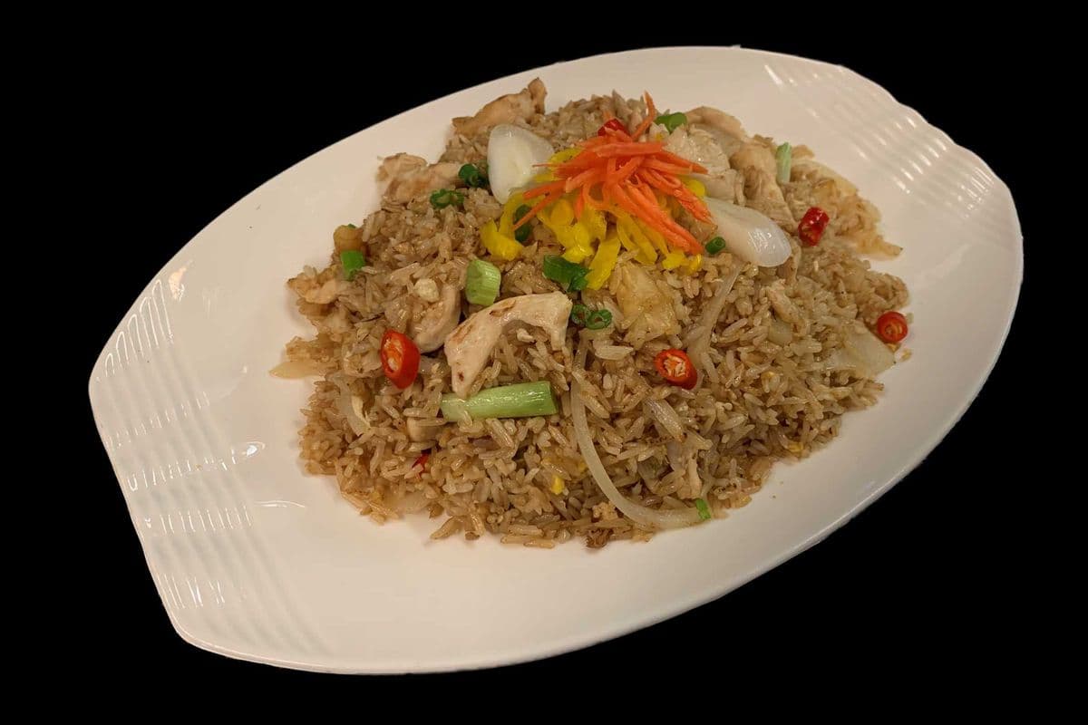 65. Fried Rice with Chicken, Pineapple, and Chilli
