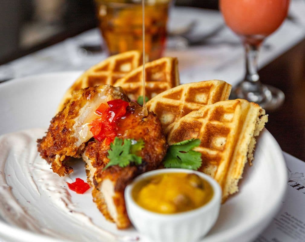 Gaufre et poulet frit / Chicken and Waffle