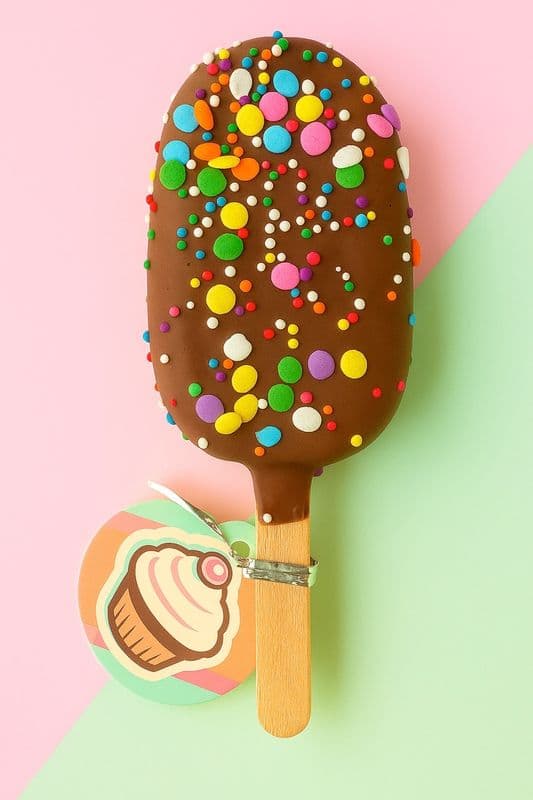 Chocolate popsicle