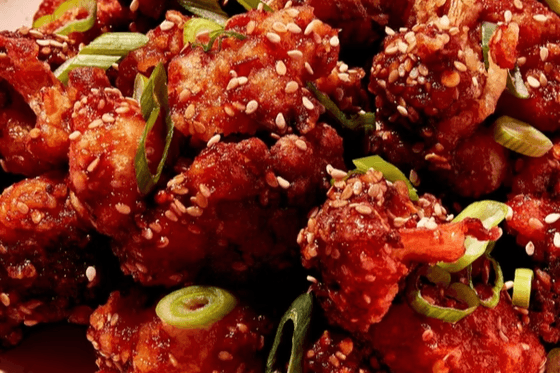 Sweet Chilli Garlic Cauliflower