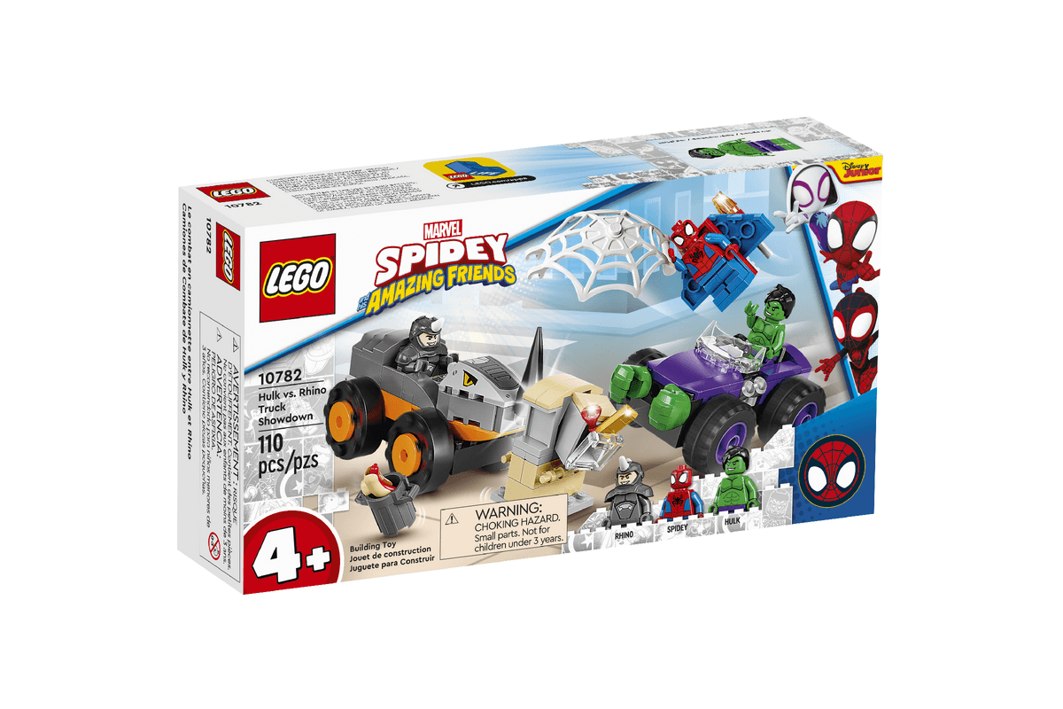 LEGO® Marvel Spidey And His Amazing Friends Hulk vs. Rhino Truck Showdown