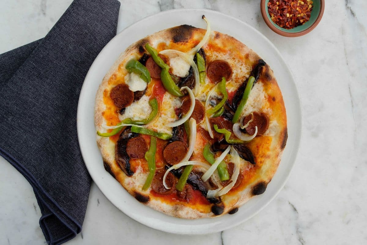 Plant- Based Pepperoni Pizza