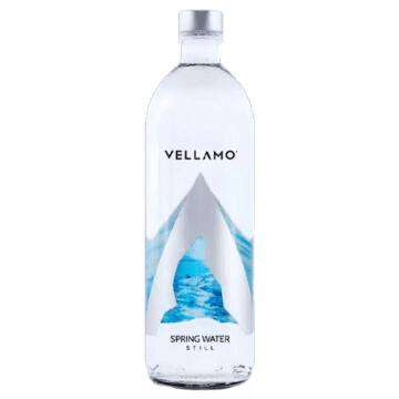 Vellamo Spring Water - Glass Bottle Carbonated, 330mL