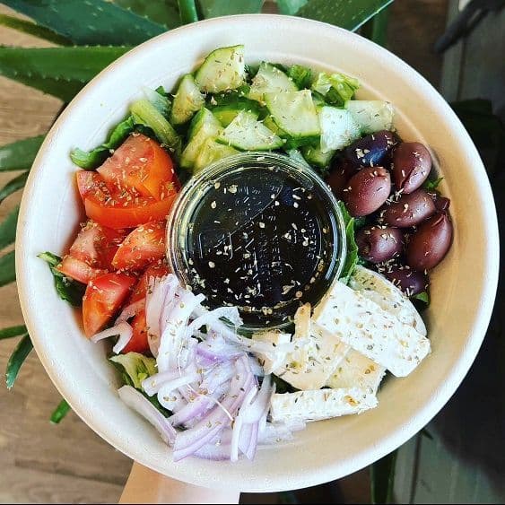 The Greek Salad (Vegetarian)