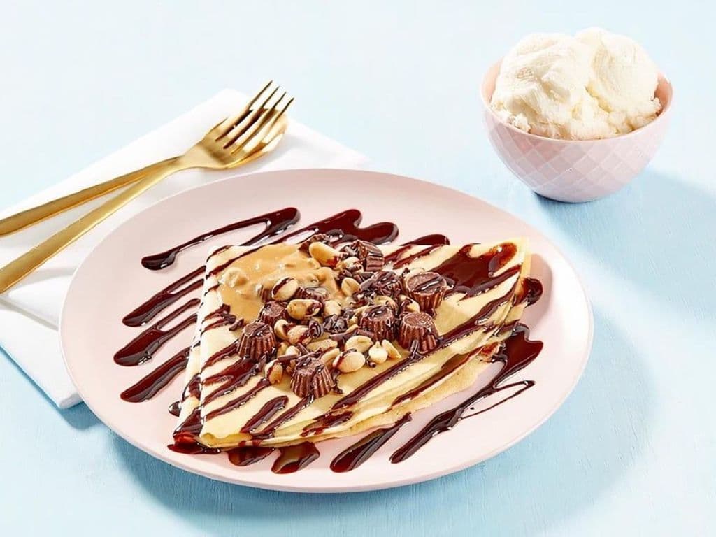 PB & Chocolate Concoction Crepe